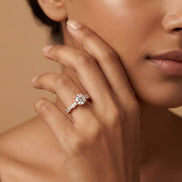 Classic Solitaire Crest Ring
