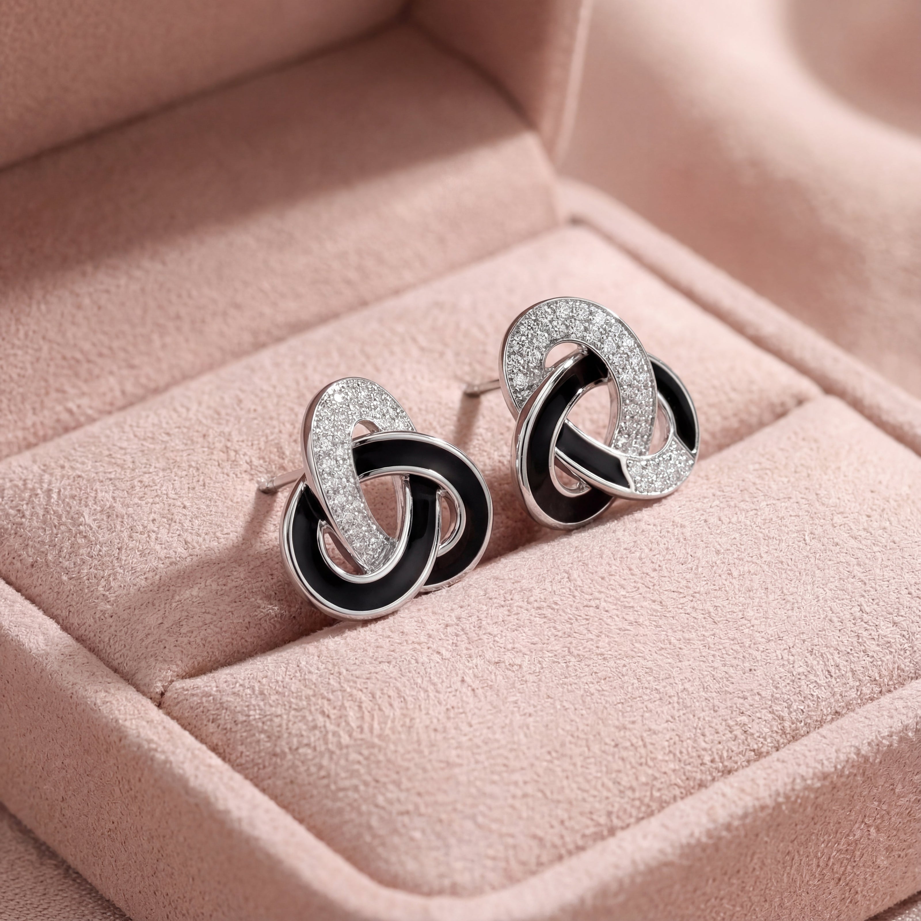 Eternal Interlock Stud Earrings