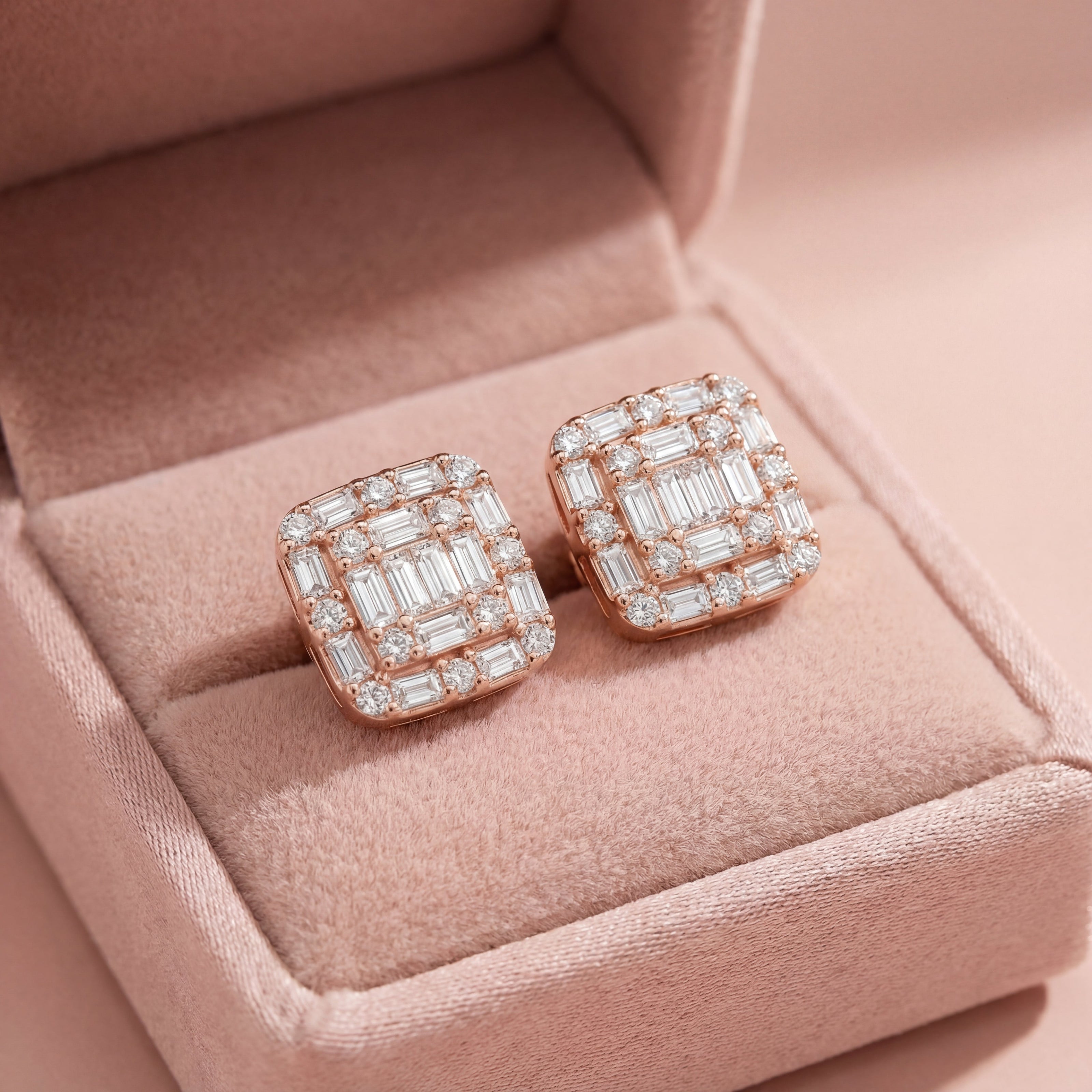 Regal Mosaic Diamond Studs