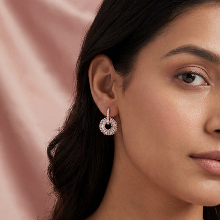 Celestia Radiance Diamond Drop Earrings