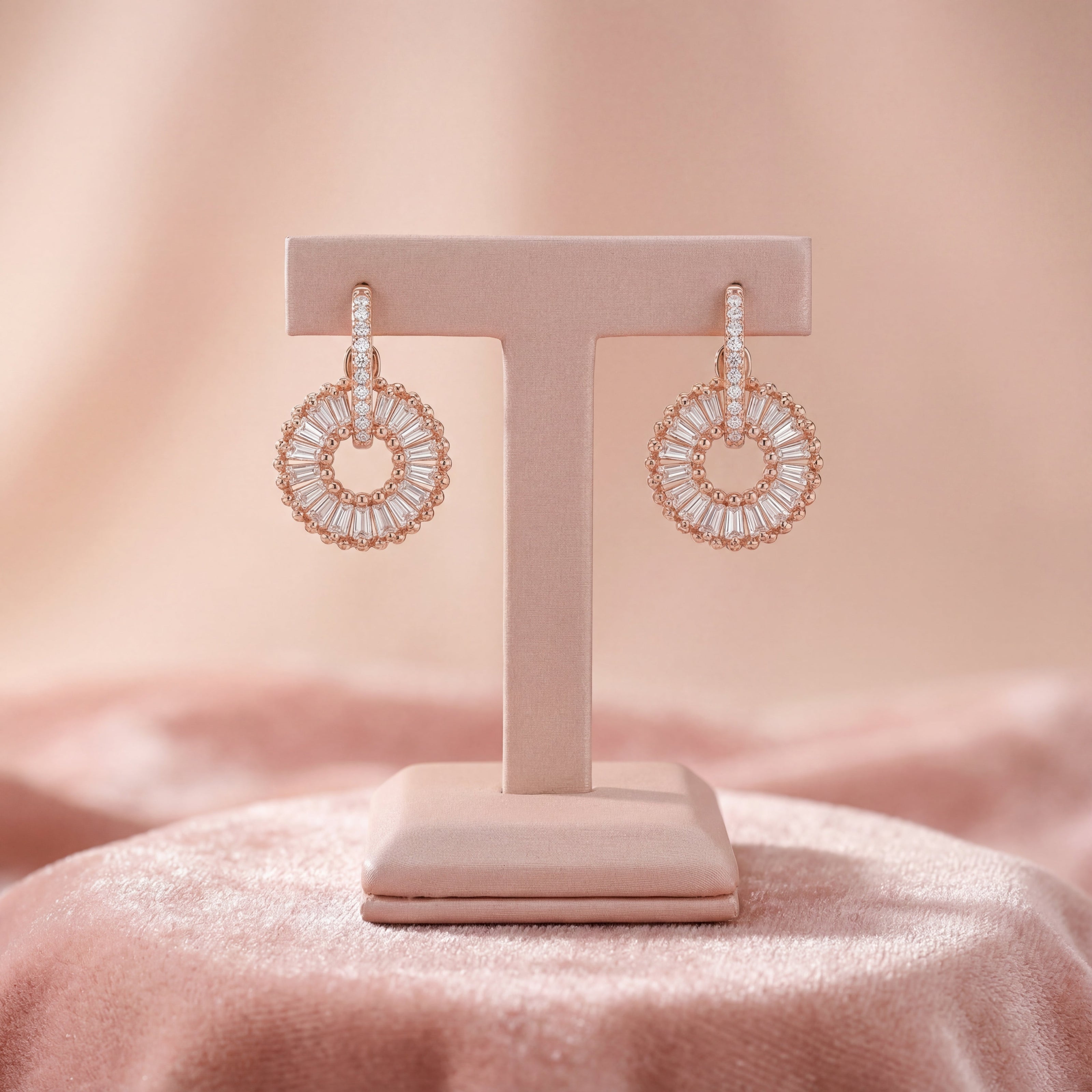 Celestia Radiance Diamond Drop Earrings