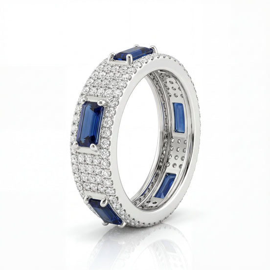Sapphire Grande Eternity Ring