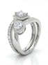 Twin Halo Duo Engagement Ring