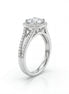 Regal Halo Solitaire Ring