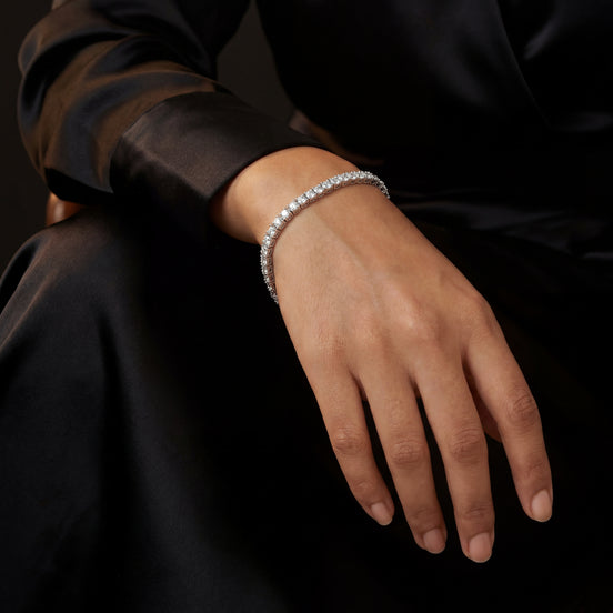 Imperial Radiance Tennis Bracelet