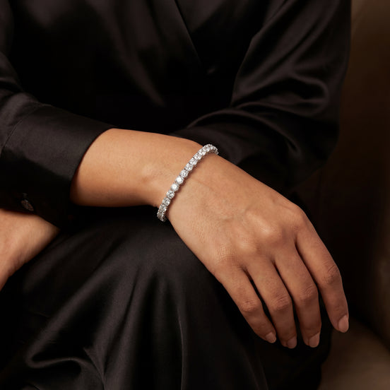 Eternal Glow Classic Tennis Bracelet