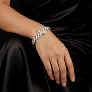 Regal Bloom Diamond Bangle