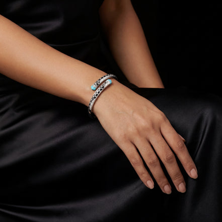 Turquoise Noir Elite Bracelet